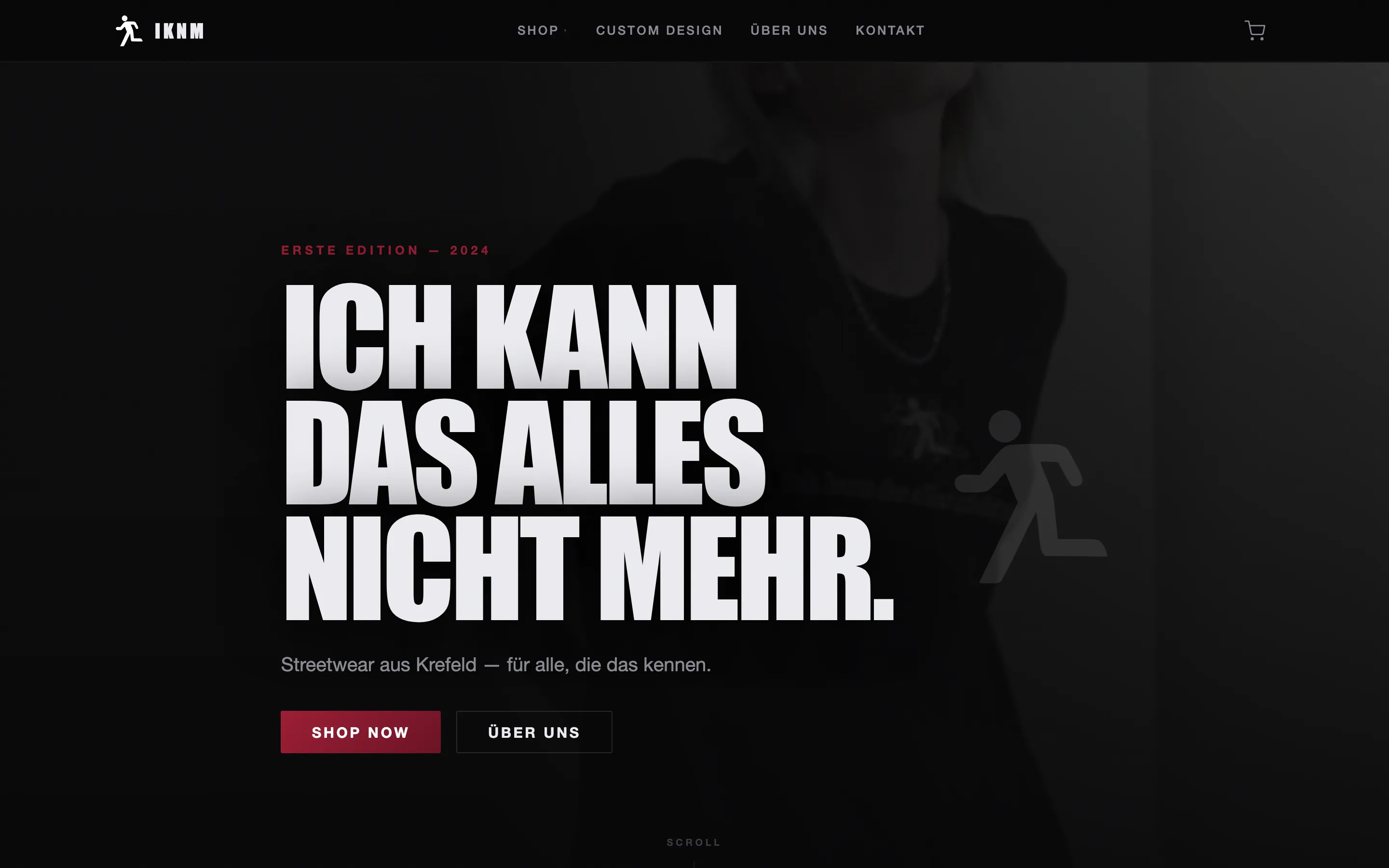 ichkannnichtmehr clothing – Startseite des Webshops