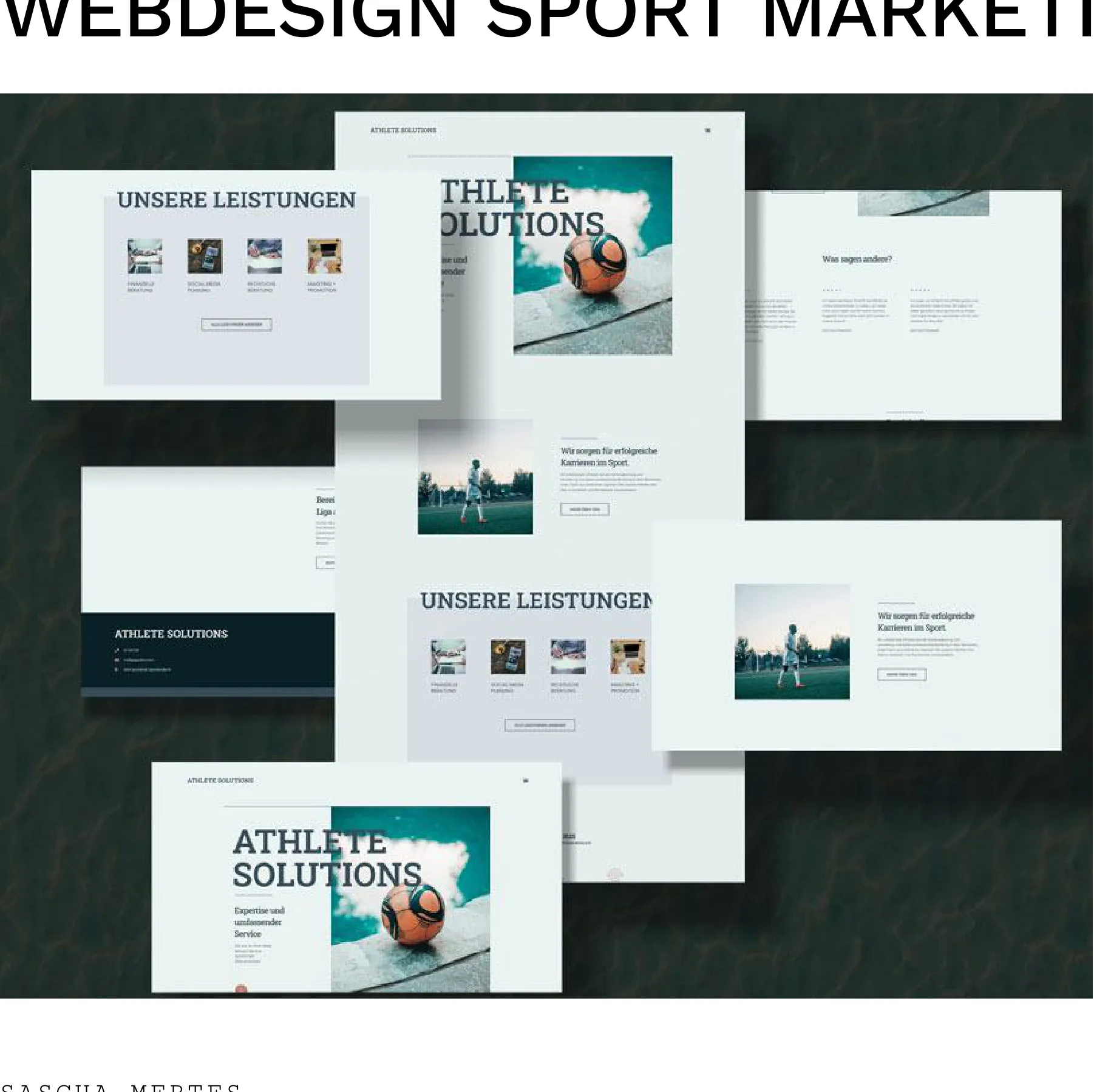 Webdesign Athlete Solutions – helle Screendesigns